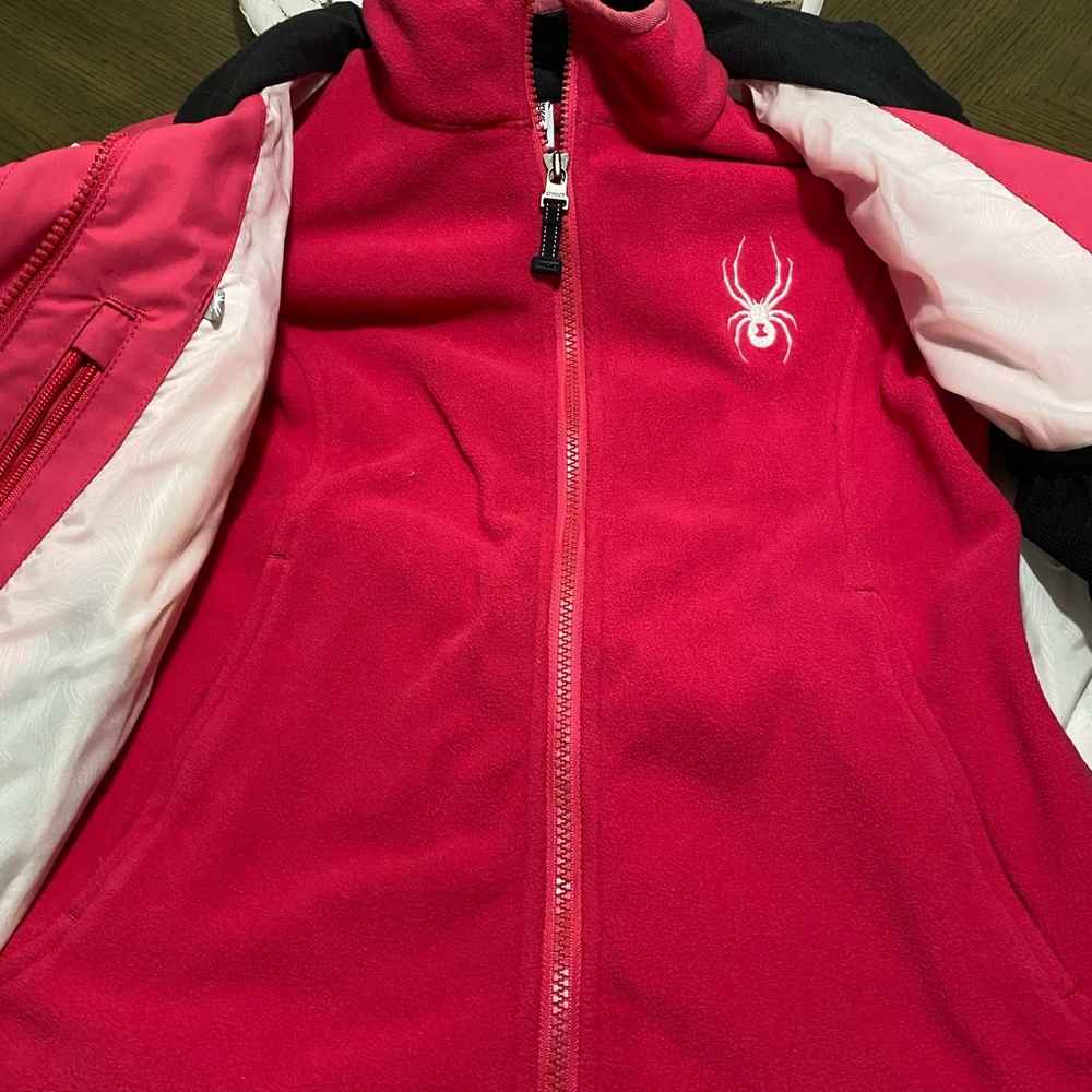 Ladies XS Spyder Ski Jacket, 2 in one. Used twice